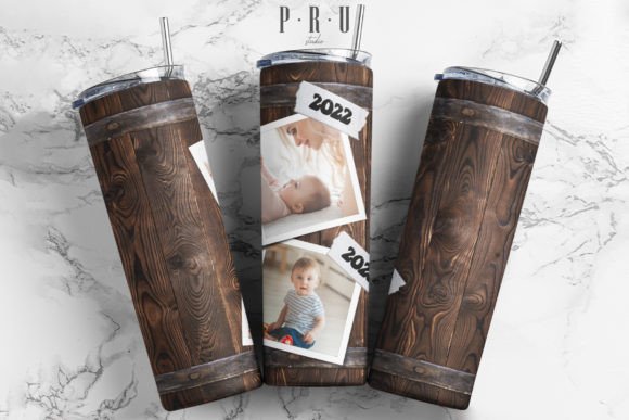 20oz Skinny Tumbler Polaroid Tumbler PNG