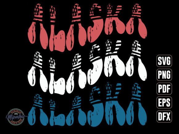 Alaska State Vintage SVG Sublimation