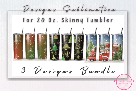 Christmas Tree Sublimation Tumbler Wrap