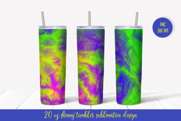 Colorful Tumbler Sublimation Wrap
