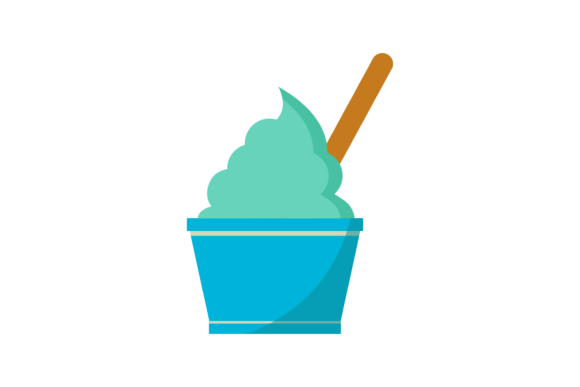 Ice Cream Cup: A Sweet, Stitch-Ready Illustration