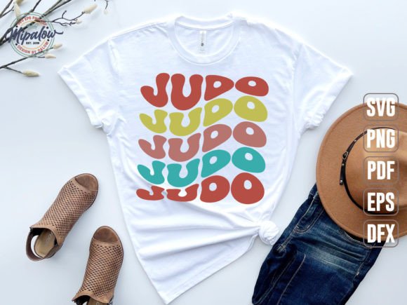 Judo SVG, Wavy Text