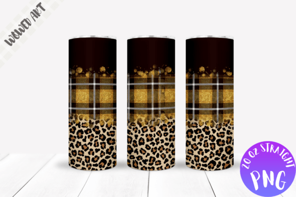 Leopard Skin 20 Oz Skinny Tumbler Wrap