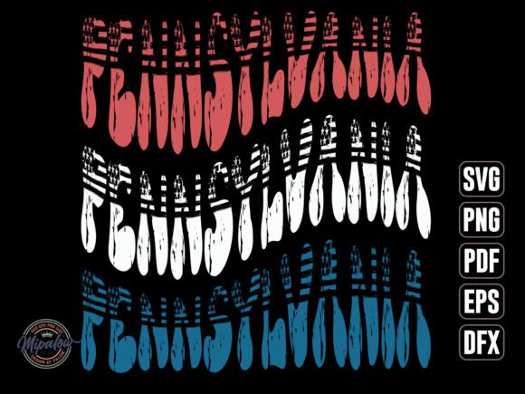 Pennsylvania State Vintage SVG Sublimati