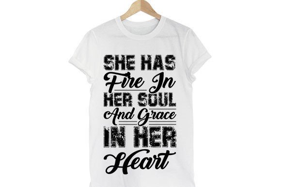 Strong Woman SVG Design: She Has Fire