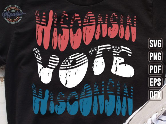 Wisconsin Vote State Vintage SVG Sublima
